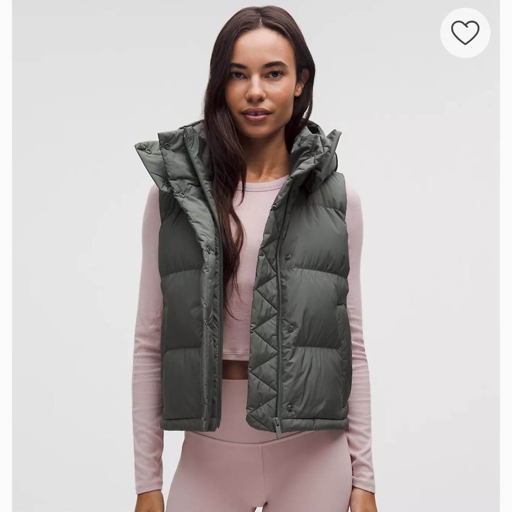 Lululemon Wunder Puff 600-Down-Fill Cropped Vest